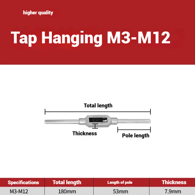 1086-Hand taps tapping tools tapping screws tapping set hand screws alloy steel m2m4m5m8m20 Shandong Denso Pricision Tools Co.,Ltd.